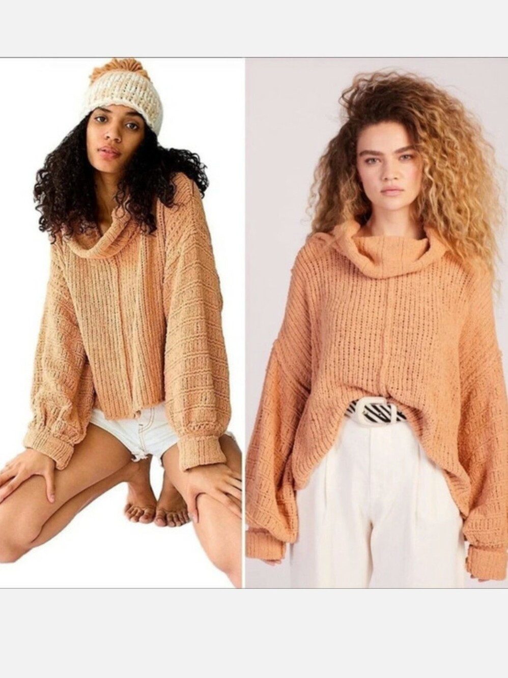 Free People NWT Be Yours Pullover in Camel Size Xs
